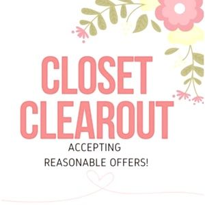 It’s time to make room in my closet for new items!